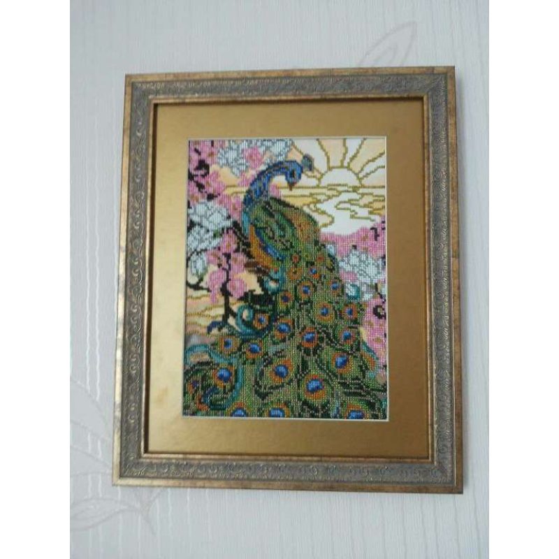 Main Bead Embroidery Kit Peacock