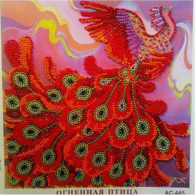 Charts on artistic canvas Firebird