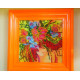 Charts on artistic canvas Autumn Girl