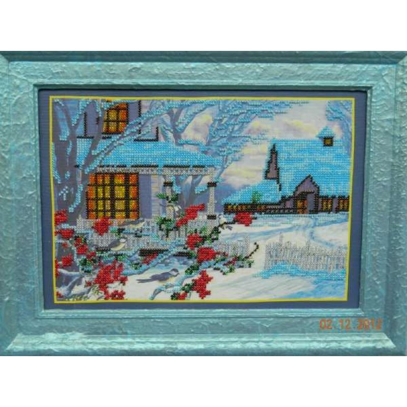 Main Bead Embroidery Kit Winter evening