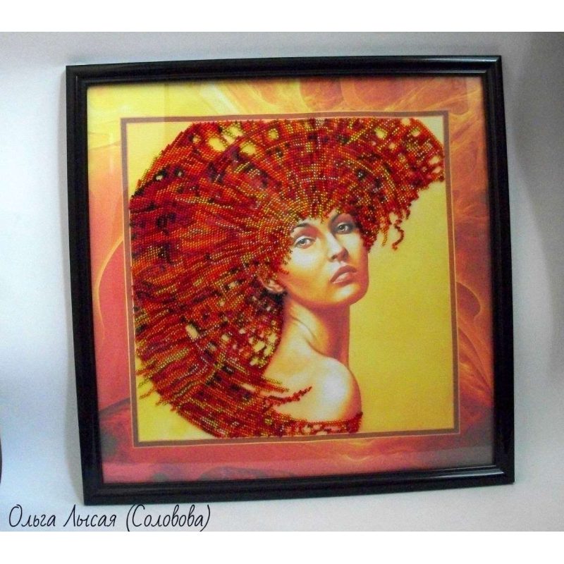 Main Bead Embroidery Kit The Four Elements – Fire