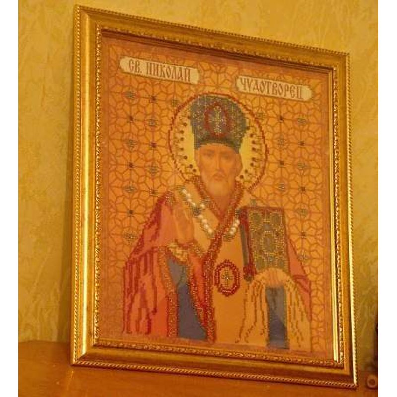 Main Bead Embroidery Kit St. Nicholas the Miracle