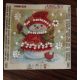 Mini Magnets Bead embroidery kit Winter guest