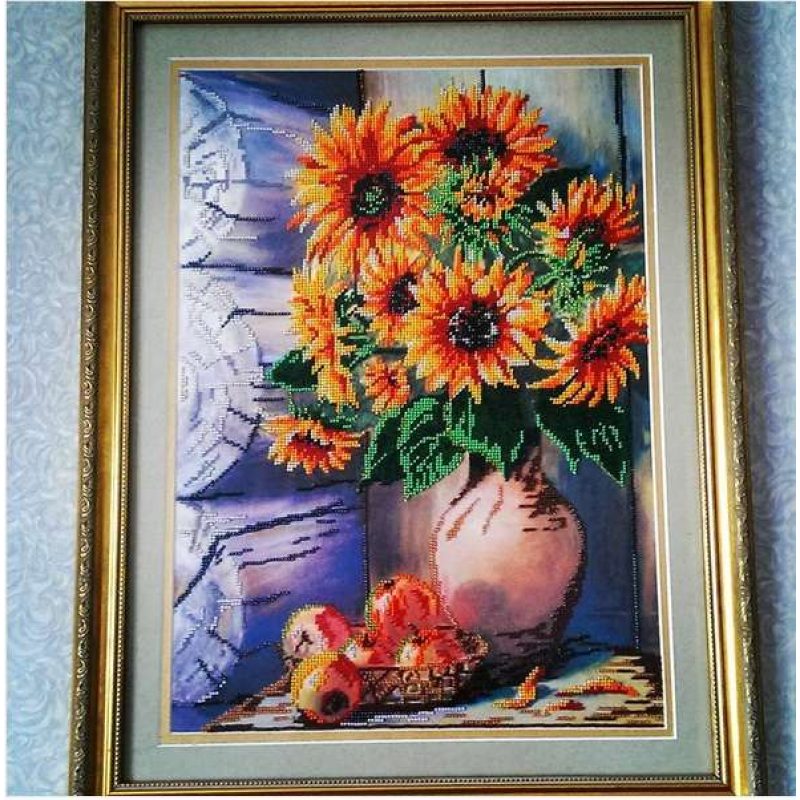Main Bead Embroidery Kit Summer bouquet