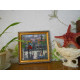 Charts on artistic canvas Embrace Paris