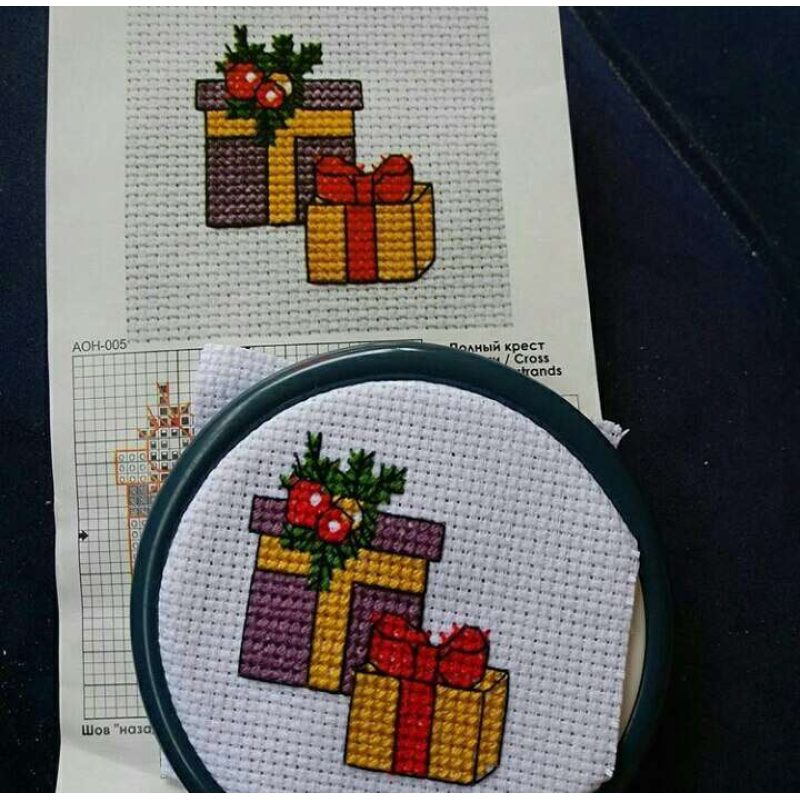Postcard Cross-stitch kits Christmas gifts
