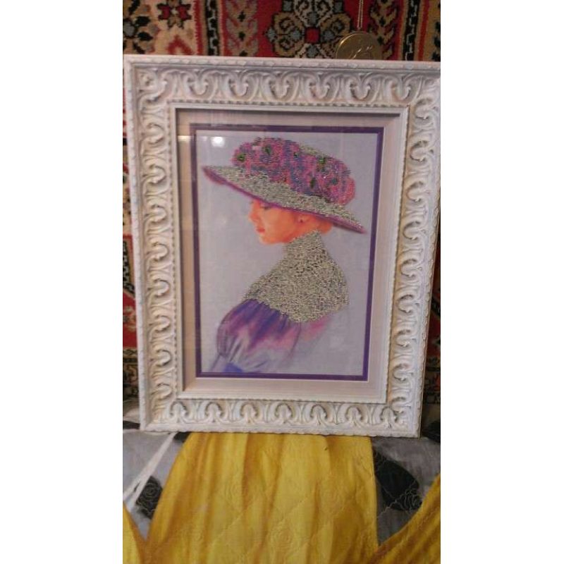 Main Bead Embroidery kit Violet