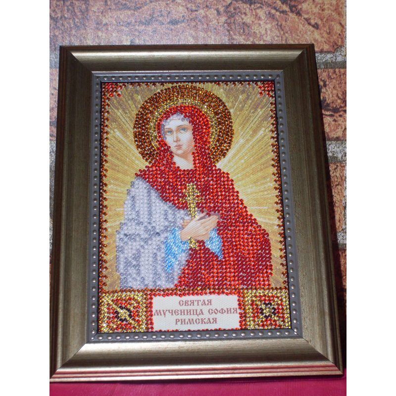 St.Icons Mini Bead embroidery kits St. Sophia