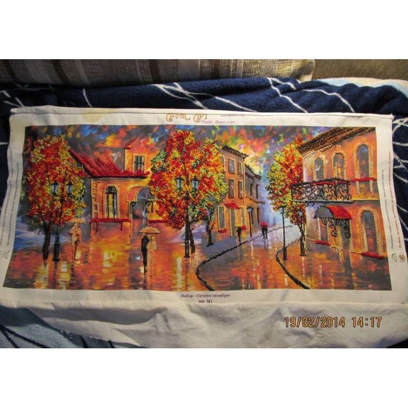 Main Bead Embroidery Kit October colours