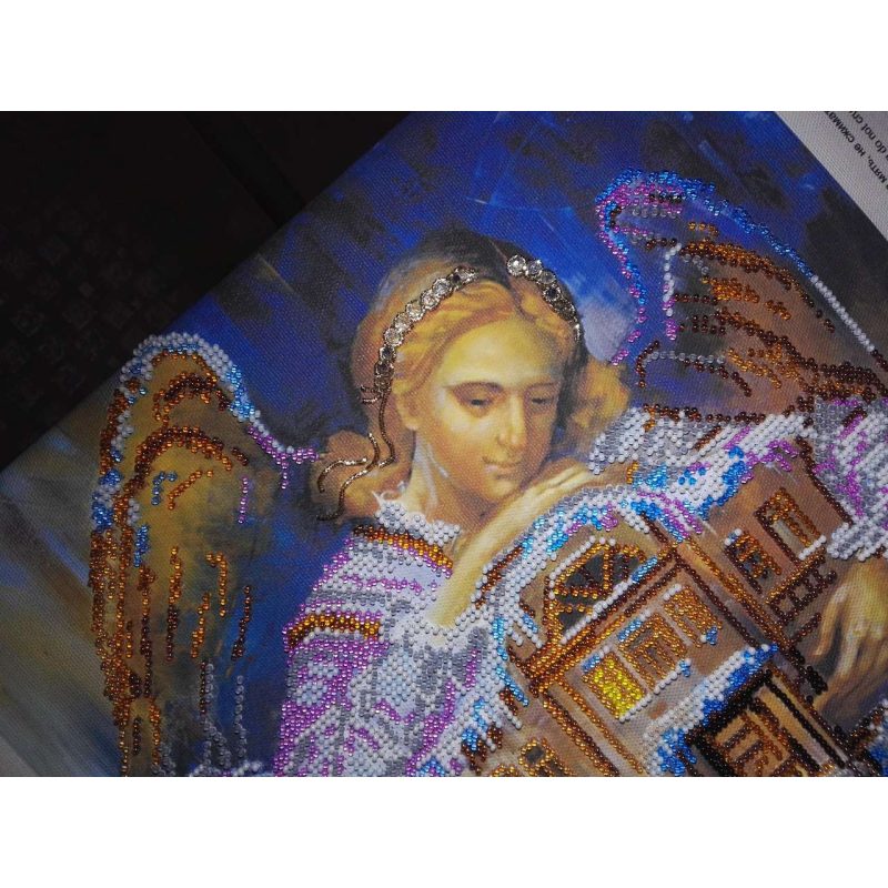 Charts on artistic canvas In the arms of an angel