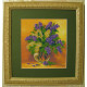Charts on artistic canvas Lilac