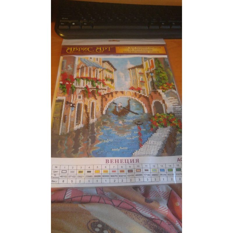 Charts on artistic canvas Venice