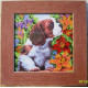 Charts on artistic canvas Puppy