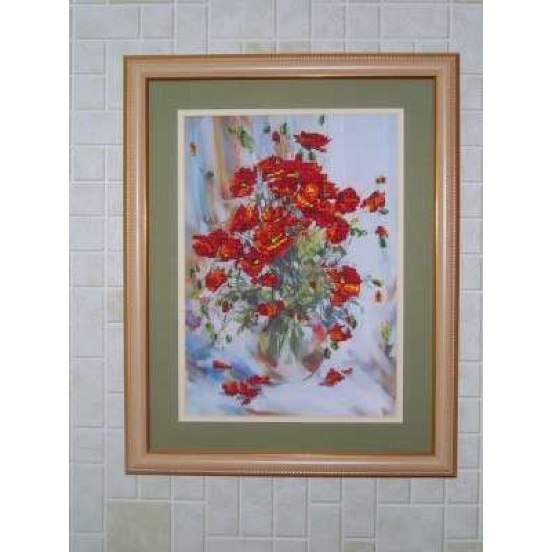 Main Bead Embroidery Kit Poppies