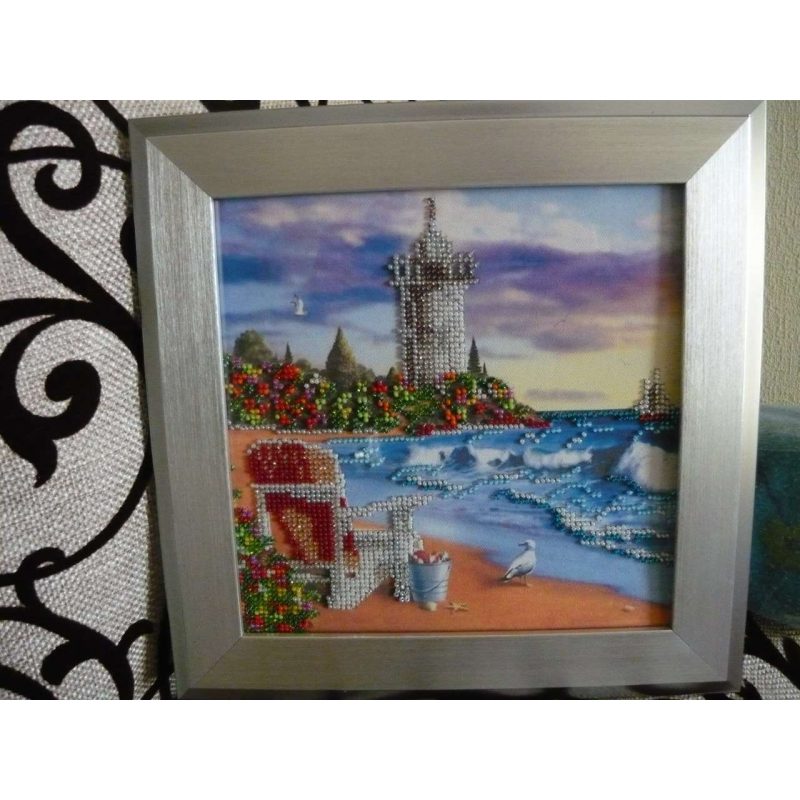 Charts on artistic canvas Lighthouse