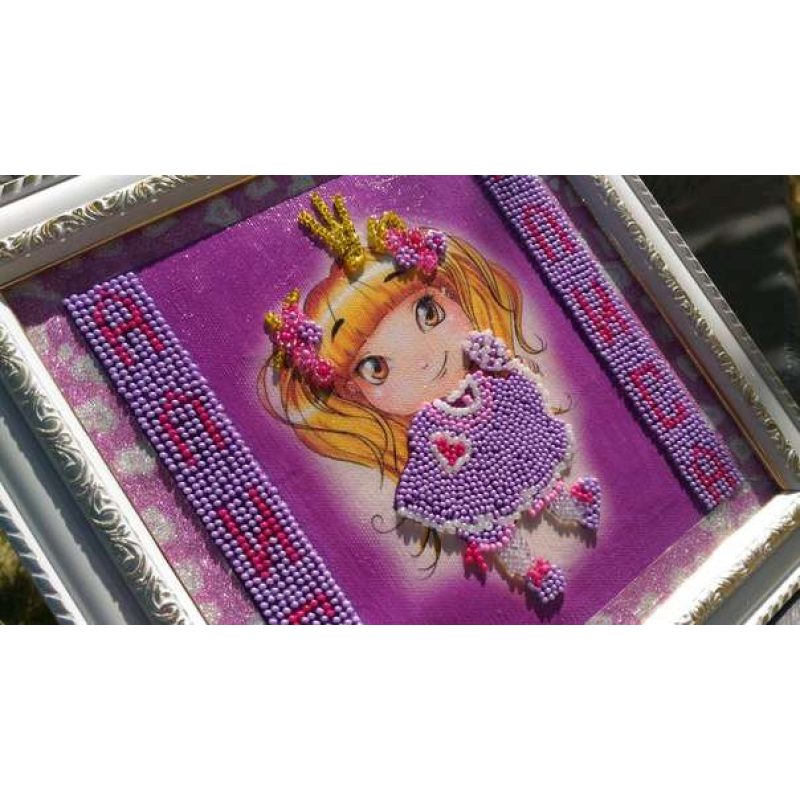 Mini Bead embroidery kit Fiona