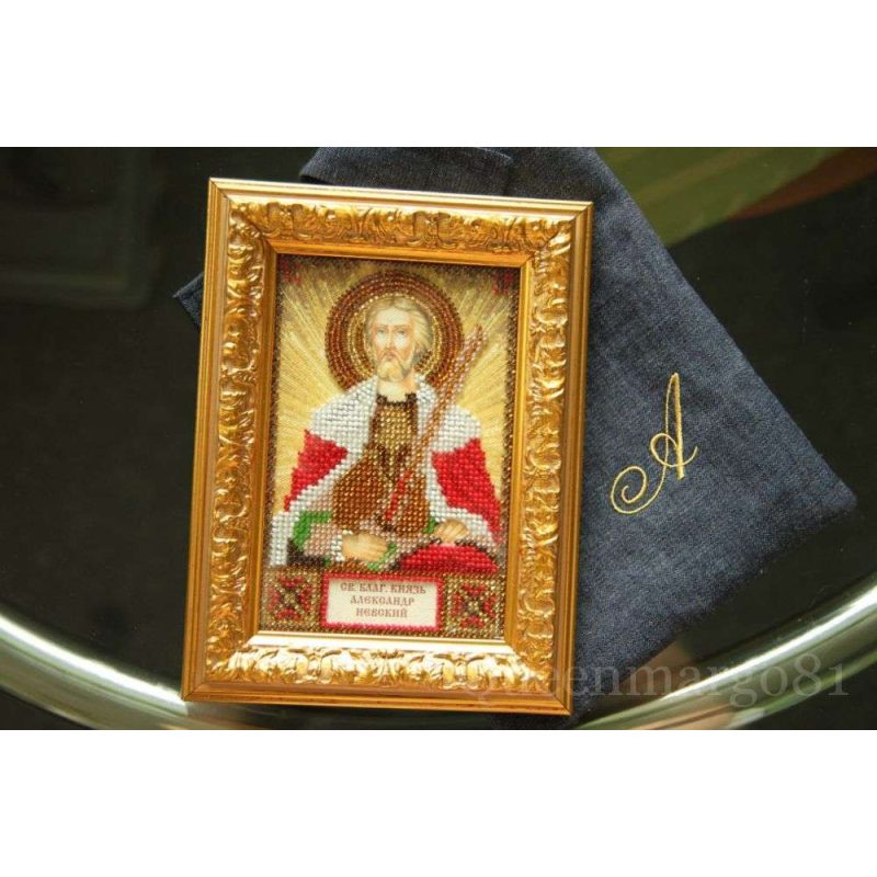 St.Icons Mini Bead embroidery kits St. Alexander