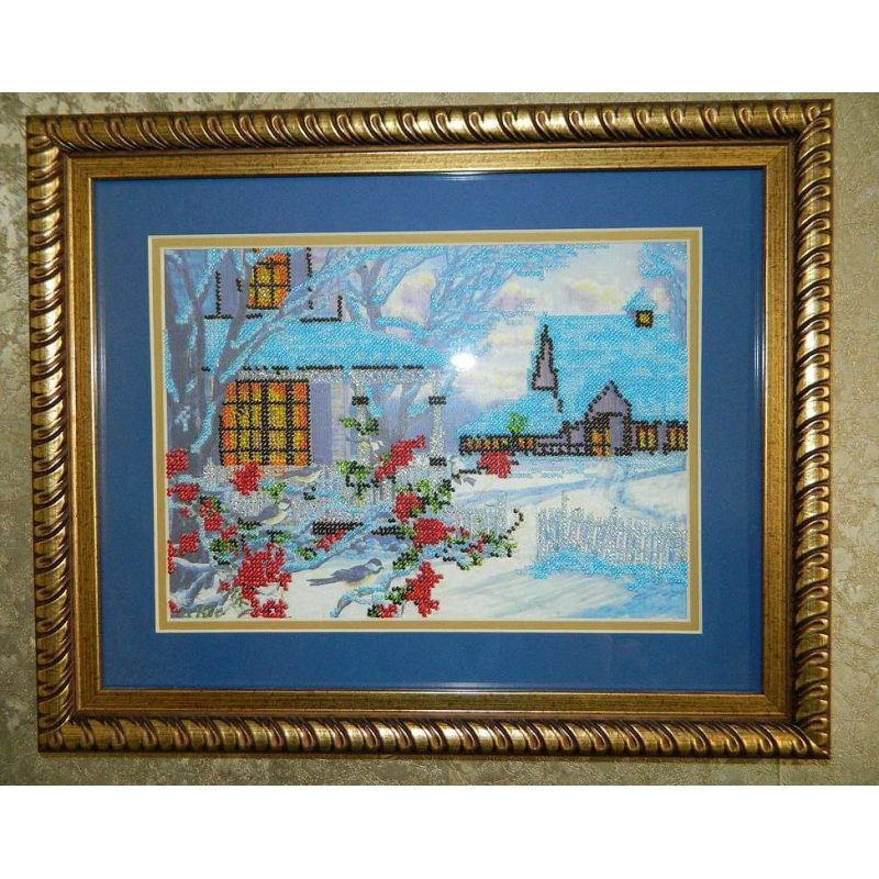 Main Bead Embroidery Kit Winter evening