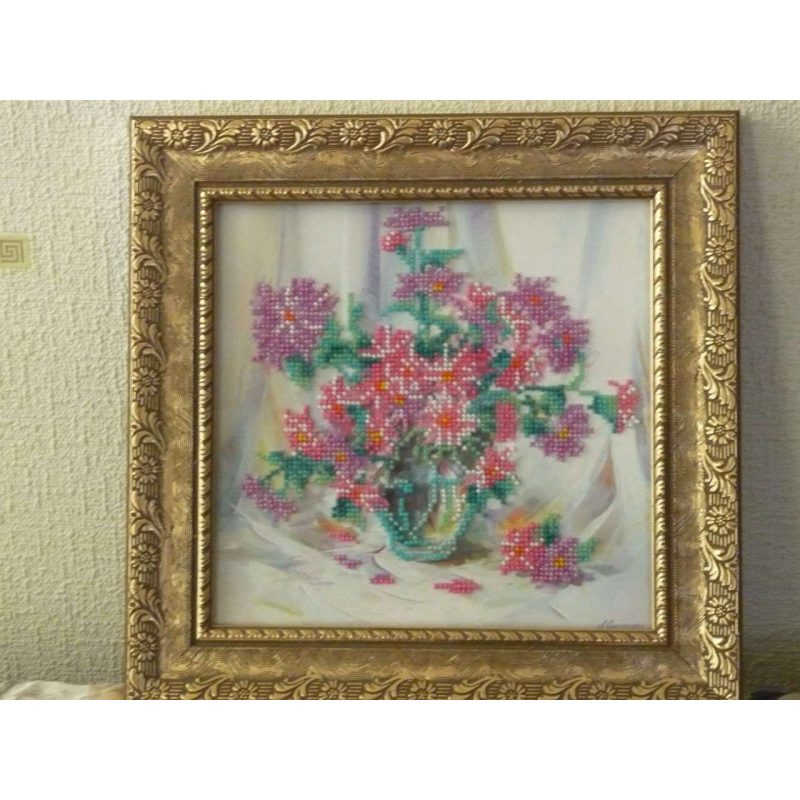Charts on artistic canvas Chrysanthemums