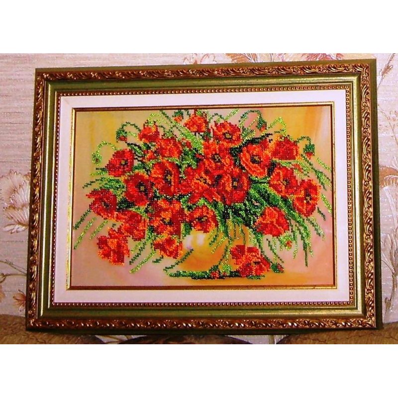 Main Bead Embroidery Kit Scarlet glow