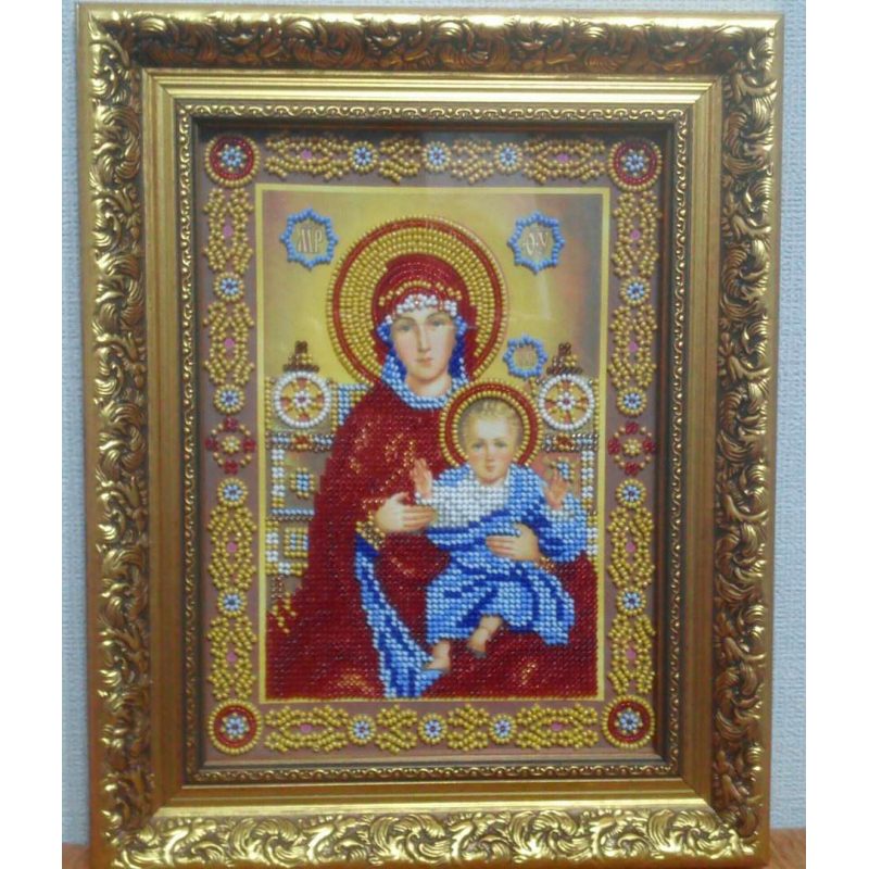 Icon's charts on artistic canvas Wedding Icon – The Holy Mother of God