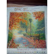 Charts on artistic canvas Tansparent autumn