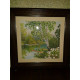 Charts on artistic canvas Birches