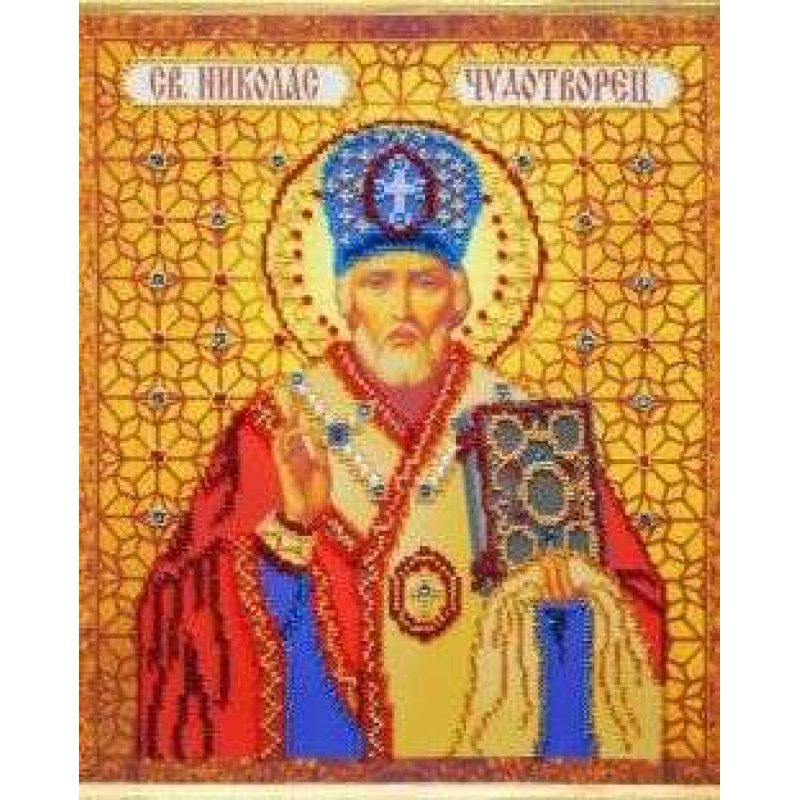 Main Bead Embroidery Kit St. Nicholas the Miracle