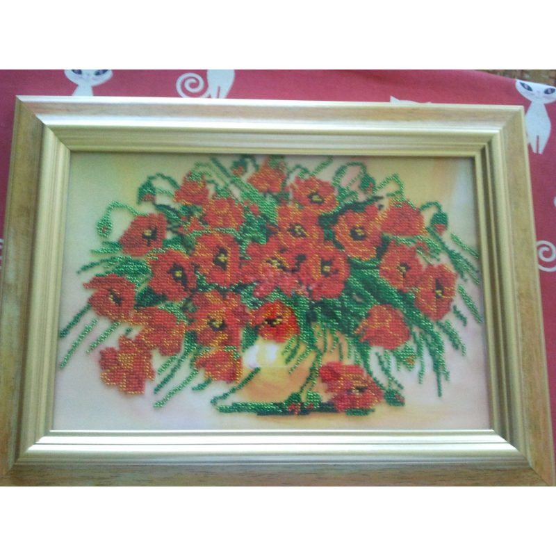 Main Bead Embroidery Kit Scarlet glow