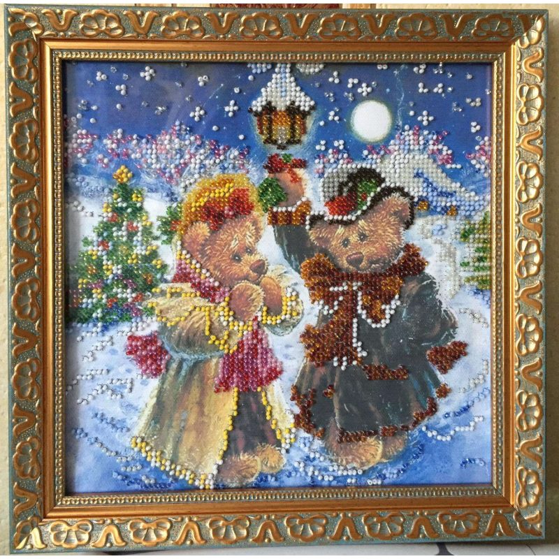 Charts on artistic canvas Magic Winter
