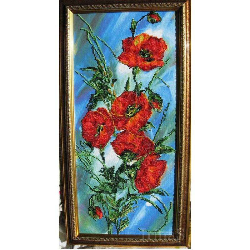 Main Bead Embroidery Kit Poppy dawn