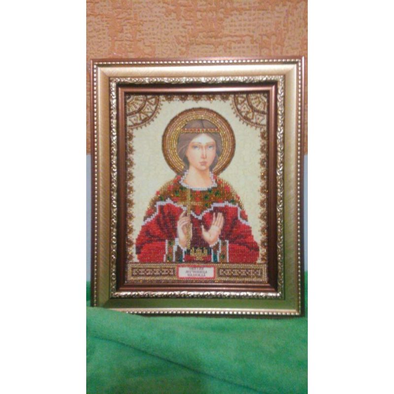 Icon's charts on artistic canvas St. Nadegda