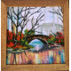 Charts on artistic canvas Reflection