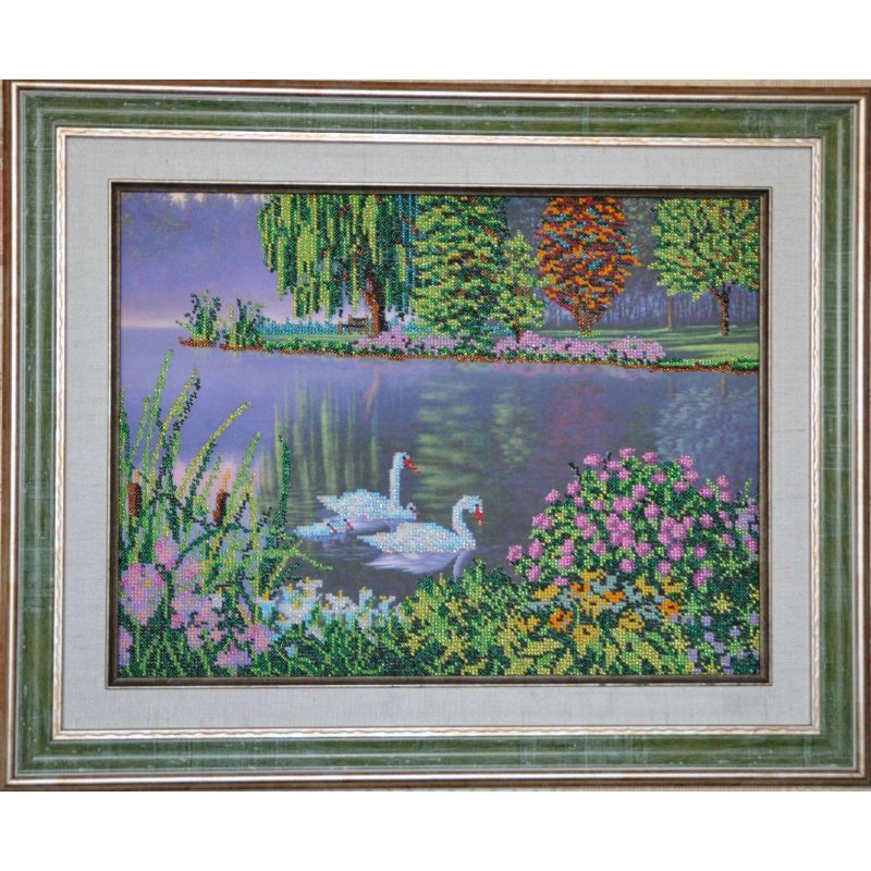 Main Bead Embroidery Kit Swan song