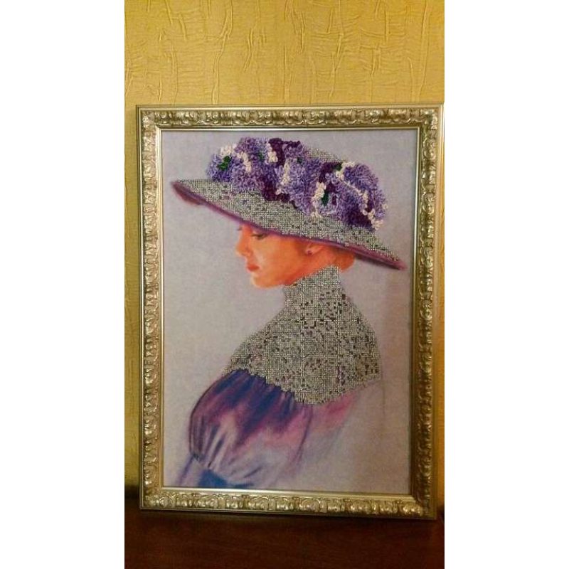 Main Bead Embroidery kit Violet