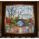 Charts on artistic canvas Reflection