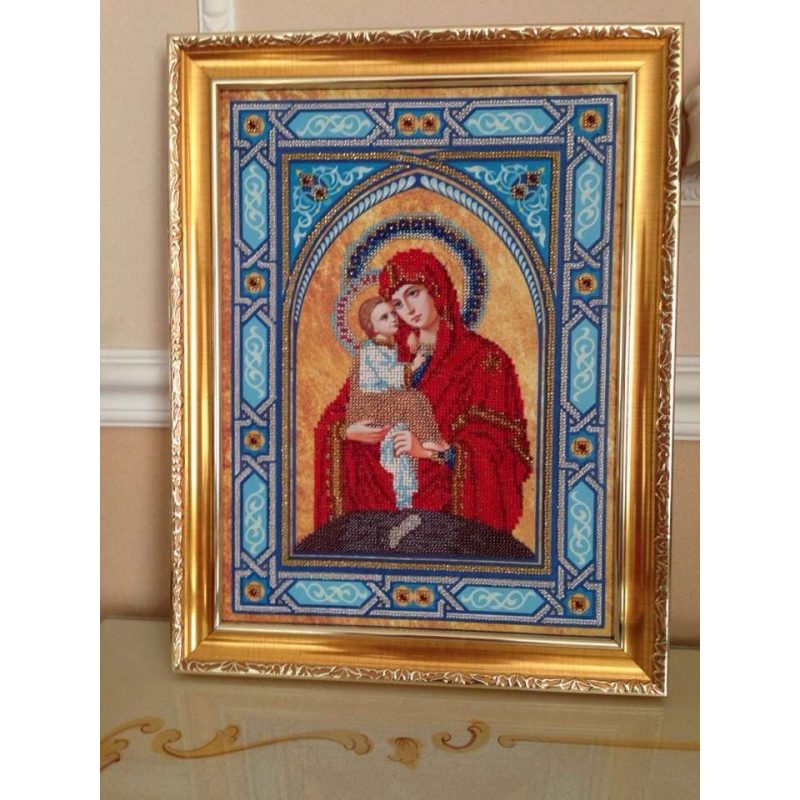Main Bead Embroidery Kit Our Lady Pochaev