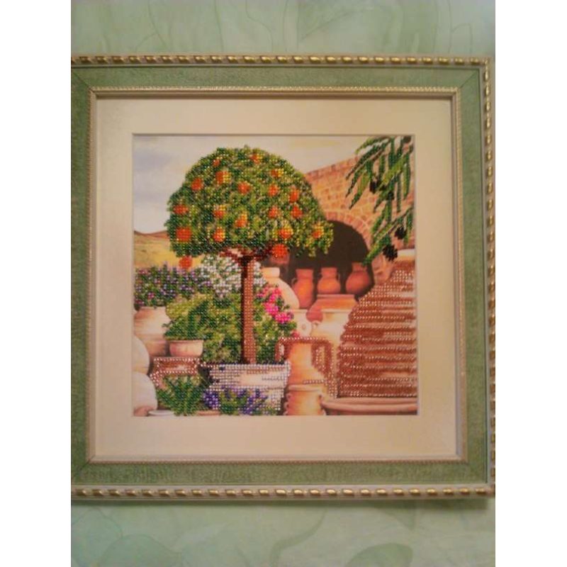 Charts on artistic canvas Mandarin Tree