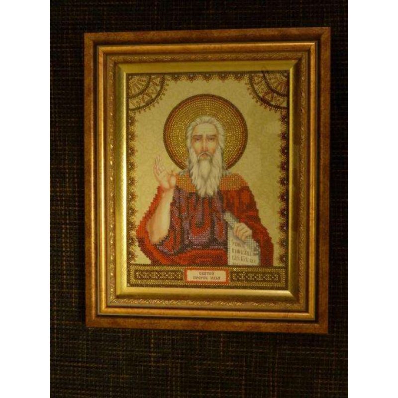 Icon's charts on artistic canvas St. Elijah
