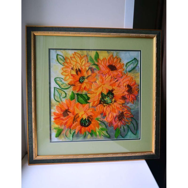 Charts on artistic canvas Gold of Summer