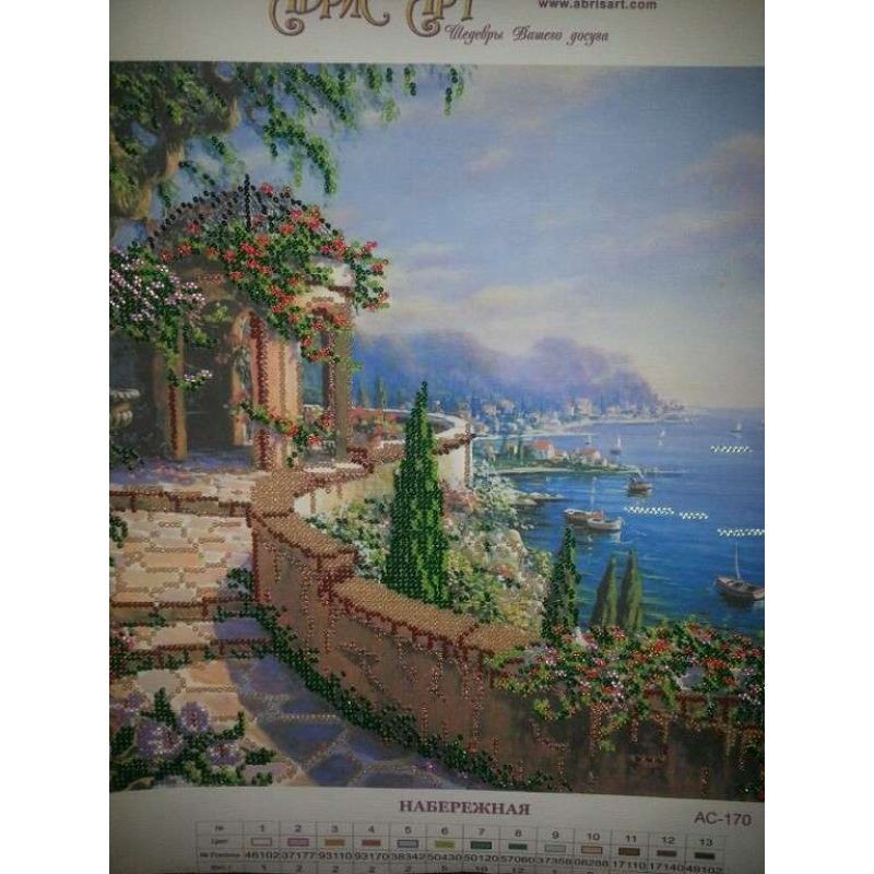 Charts on artistic canvas Seafront