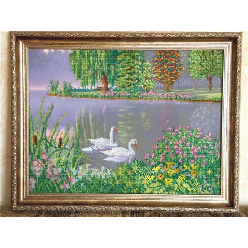 Main Bead Embroidery Kit Swan song
