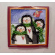 Mini Magnets Bead embroidery kit Penguin family