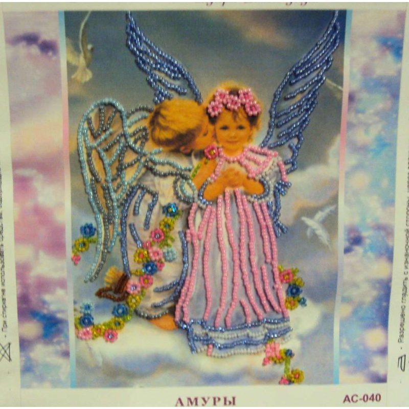 Charts on artistic canvas Cupids