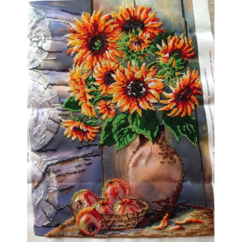 Main Bead Embroidery Kit Summer bouquet