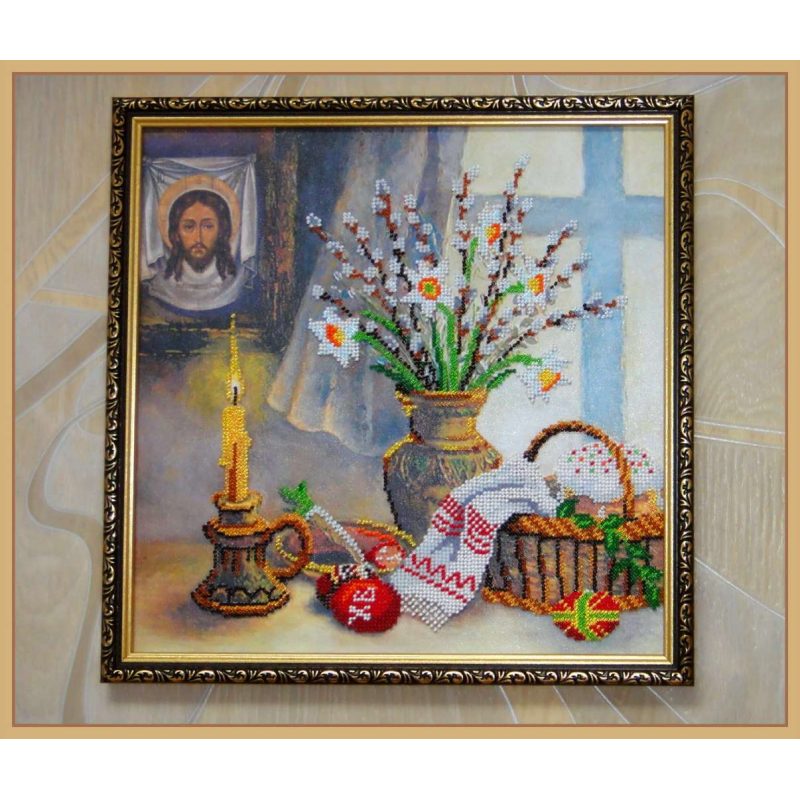 Charts on artistic canvas Easter story-2