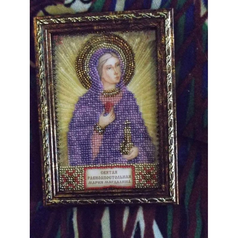 St.Icons Mini Bead embroidery kits St. Mary