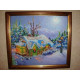 Charts on artistic canvas Christmas