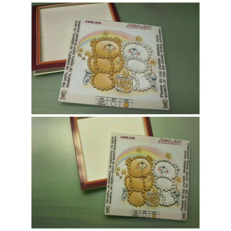 Mini Magnets Bead embroidery kit Star shower – 1