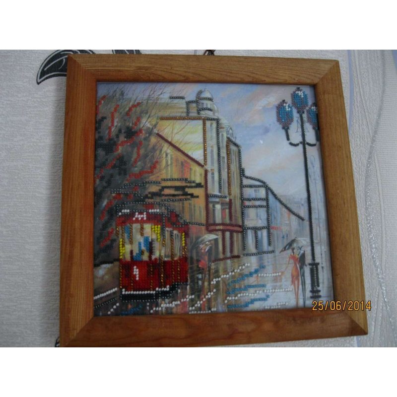 Charts on artistic canvas Rainy Evening